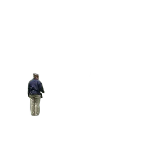 robot, jacket, staff, creature transparent PNG cut-out