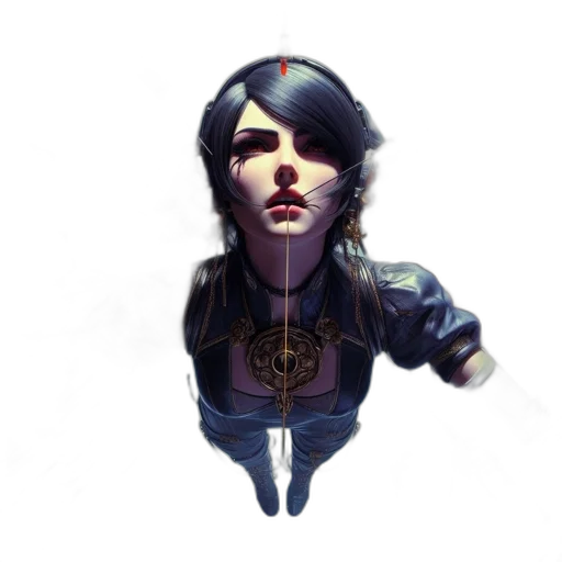 face, staff, weapon, robot transparent PNG cut-out