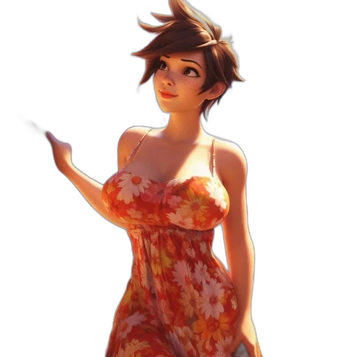 dress, food, face, staff transparent PNG cut-out
