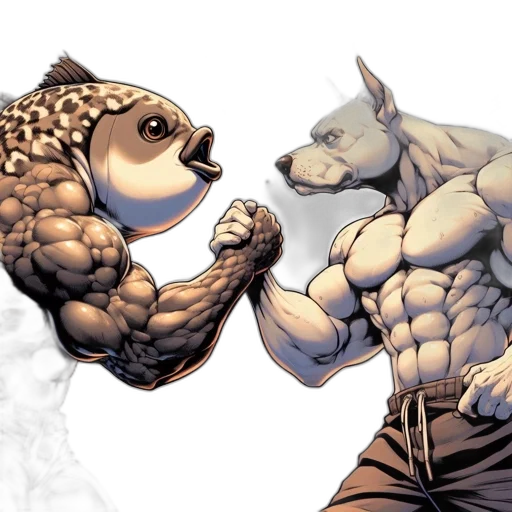 animal, concept art, comic book art, fantasy art transparent PNG cut-out
