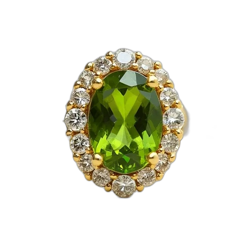 jewelry, crown, green, 14k transparent PNG cut-out