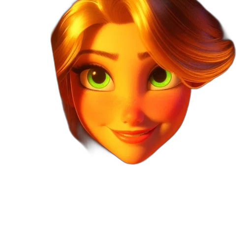 face, crown, mask, hair transparent PNG cut-out