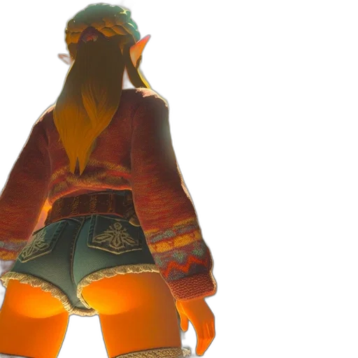 jacket, dress, 3d render, concept art transparent PNG cut-out