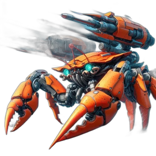 weapon, robot, dragon, concept art transparent PNG cut-out
