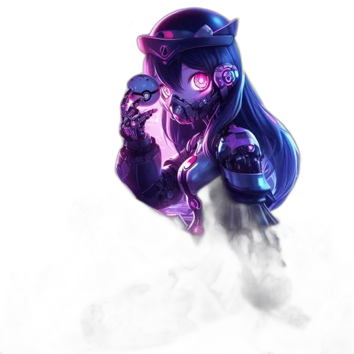 robot, weapon, dragon, staff transparent PNG cut-out