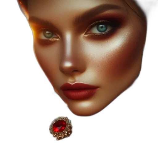 jewelry, face, crown, mask transparent PNG cut-out