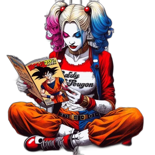 comic book art, concept art, cartoon, fantasy art transparent PNG cut-out