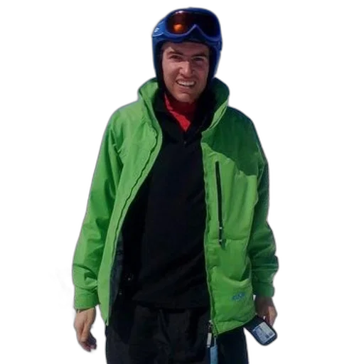 jacket, staff, hat, face transparent PNG cut-out