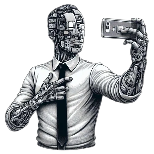 robot, face, mask, weapon transparent PNG cut-out