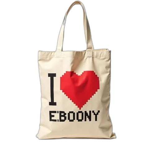 beige, tote, bag, graphic transparent PNG cut-out