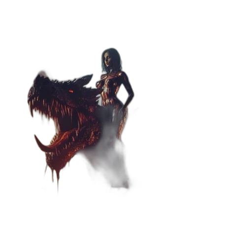 hair, creature, animal, dress transparent PNG cut-out