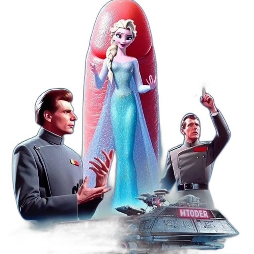 concept art, comic book art, outer space, underwater transparent PNG cut-out