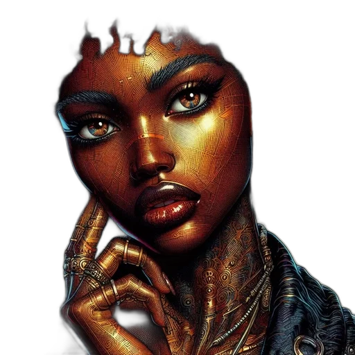face, jewelry, mask, fantasy art transparent PNG cut-out