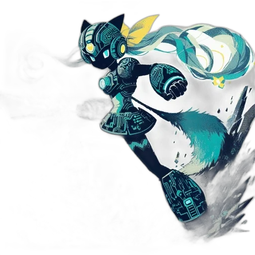 robot, dragon, weapon, creature transparent PNG cut-out