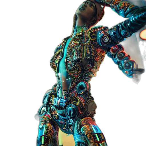 robot, weapon, staff, sword transparent PNG cut-out