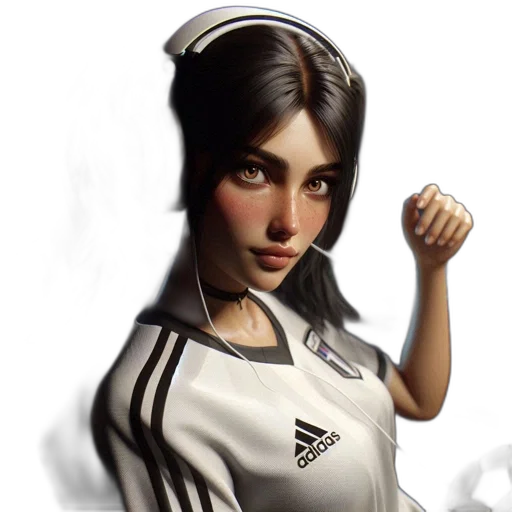 staff, jacket, face, weapon transparent PNG cut-out