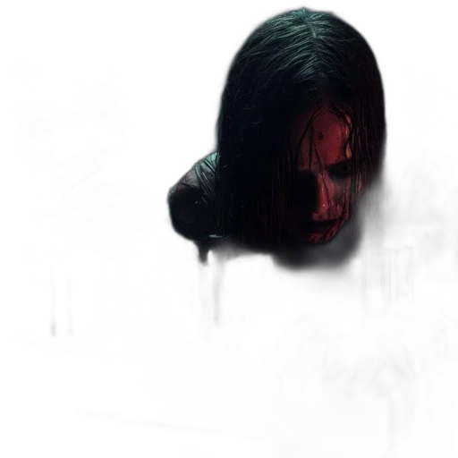 mask, hair, face, creature transparent PNG cut-out