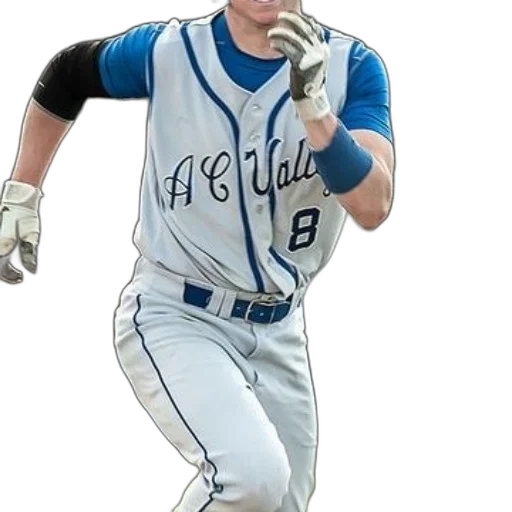baseball, player, wearing, blue transparent PNG cut-out