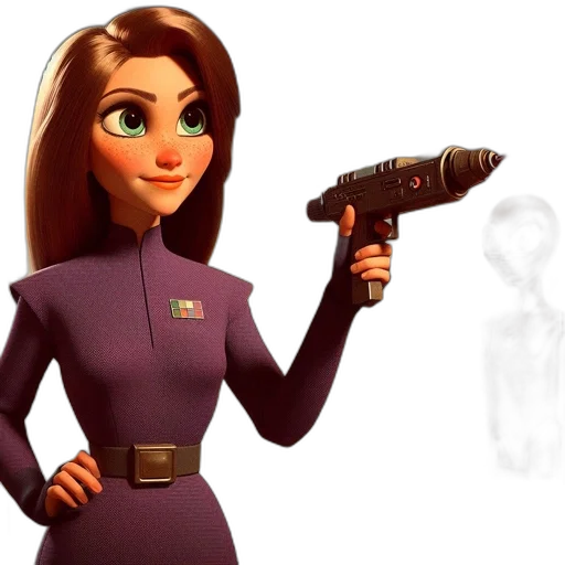 staff, weapon, dress, robot transparent PNG cut-out