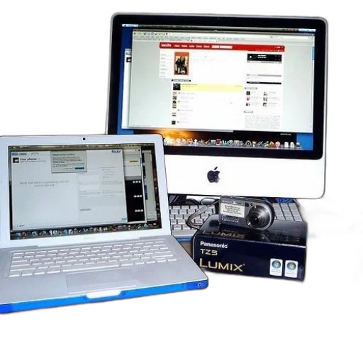 laptop, computer, monitor, sit transparent PNG cut-out