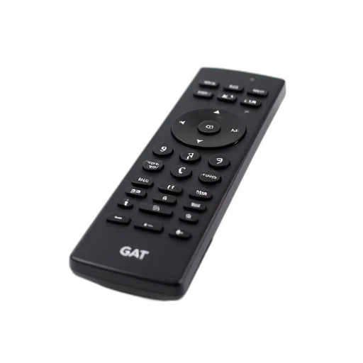 3d render, black, remote, control transparent PNG cut-out