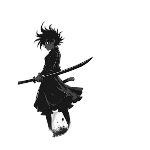 sword, staff, weapon, dragon transparent PNG cut-out