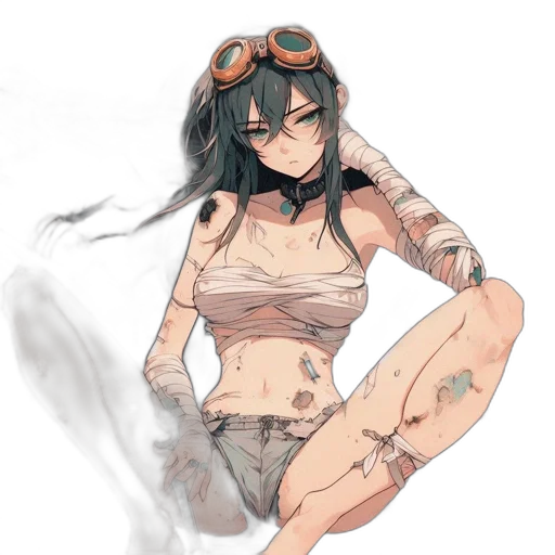 weapon, dragon, dress, mask transparent PNG cut-out