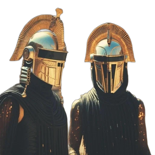 mask, robot, staff, sword transparent PNG cut-out
