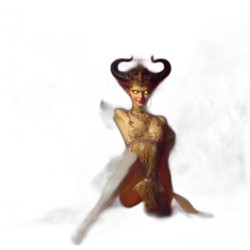 staff, creature, mask, crown transparent PNG cut-out
