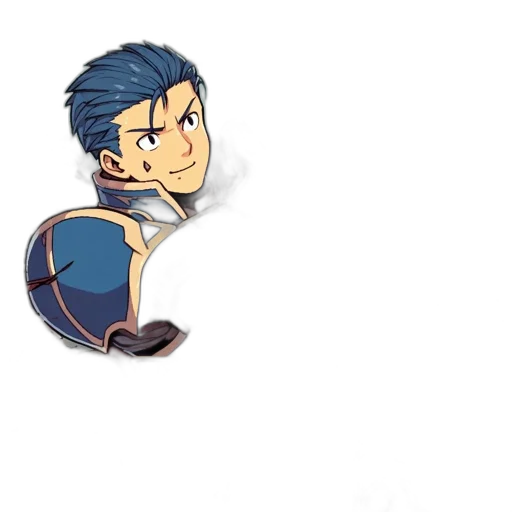 weapon, staff, face, anime transparent PNG cut-out