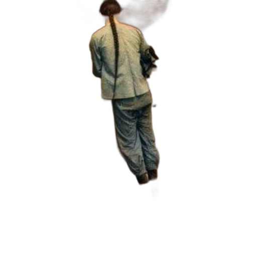 jacket, hat, staff, umbrella transparent PNG cut-out