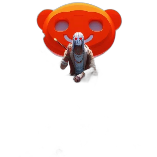 mask, robot, creature, face transparent PNG cut-out