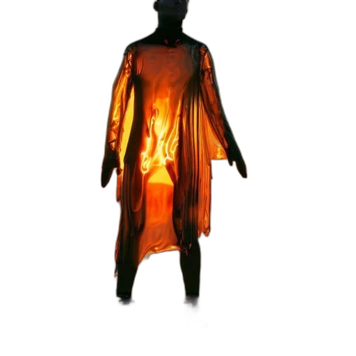 dress, jacket, creature, mask transparent PNG cut-out