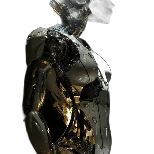 robot, mask, jewelry, face transparent PNG cut-out