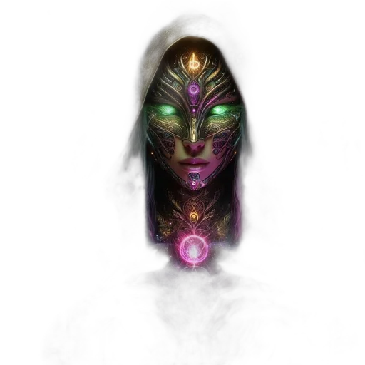 mask, face, jewelry, robot transparent PNG cut-out