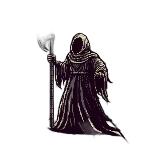 staff, mask, sword, creature transparent PNG cut-out