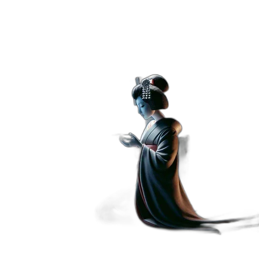 dress, mask, staff, creature transparent PNG cut-out