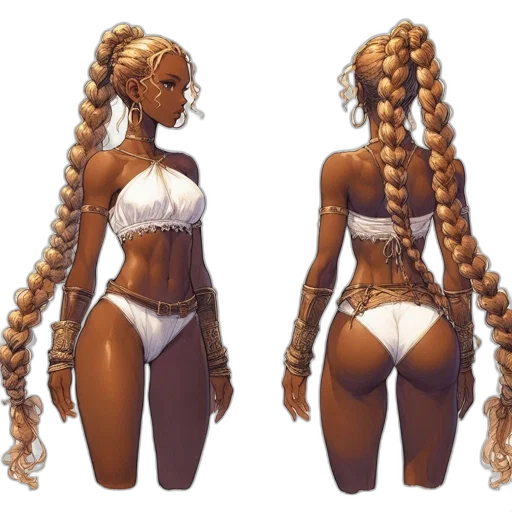 dress, hair, concept art, fantasy art transparent PNG cut-out