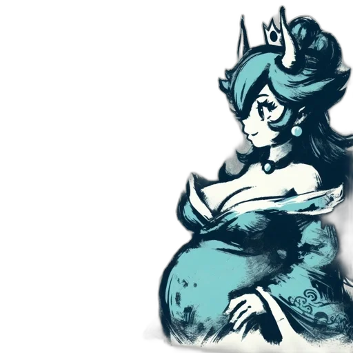 crown, dress, creature, dragon transparent PNG cut-out