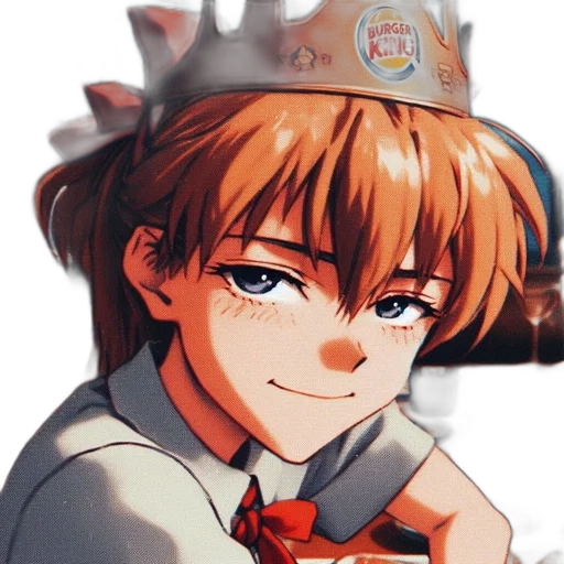crown, hat, staff, face transparent PNG cut-out