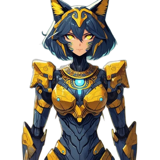robot, mask, weapon, jewelry transparent PNG cut-out