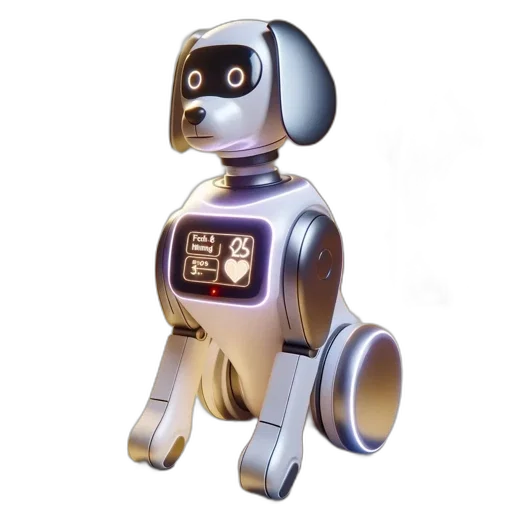robot, 3d render, concept art, life-sized transparent PNG cut-out