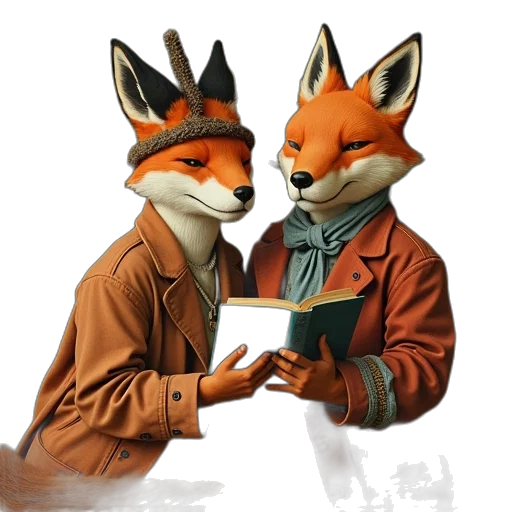 jacket, mask, staff, animal transparent PNG cut-out
