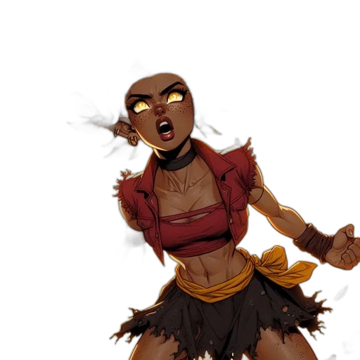 concept art, comic book art, fantasy art, 3d render transparent PNG cut-out