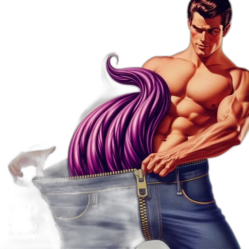 hair, weapon, comic book art, concept art transparent PNG cut-out