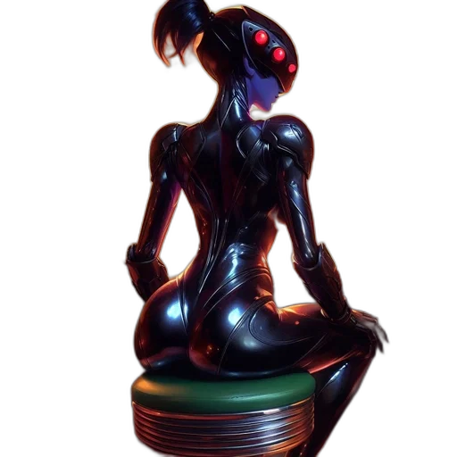 robot, jewelry, bottle, 3d render transparent PNG cut-out