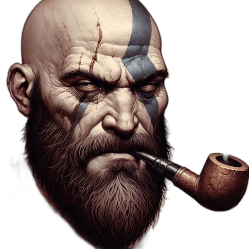 face, staff, concept art, fantasy art transparent PNG cut-out