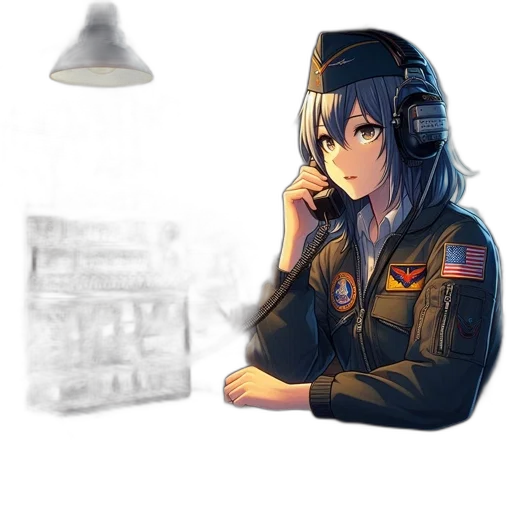 weapon, jacket, hat, face transparent PNG cut-out