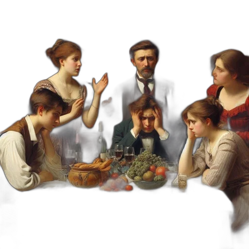 food, oil painting, concept art, photorealistic transparent PNG cut-out