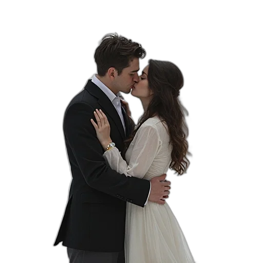 dress, photorealistic, fog, winter transparent PNG cut-out